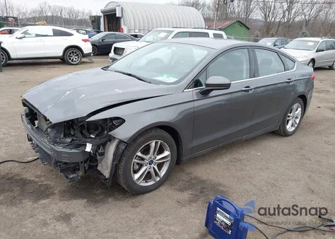 2018 Ford Fusion Se из США, поврежденный, VIN 3FA6P0HD3JR250997